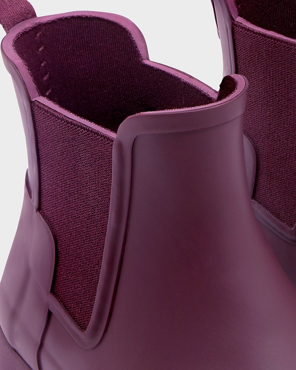 Women Hunter Refined Slim Fit | Chelsea Boots Purple | NZ-59713-KIQE